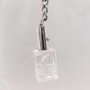 porte-clefs verre transparent maca